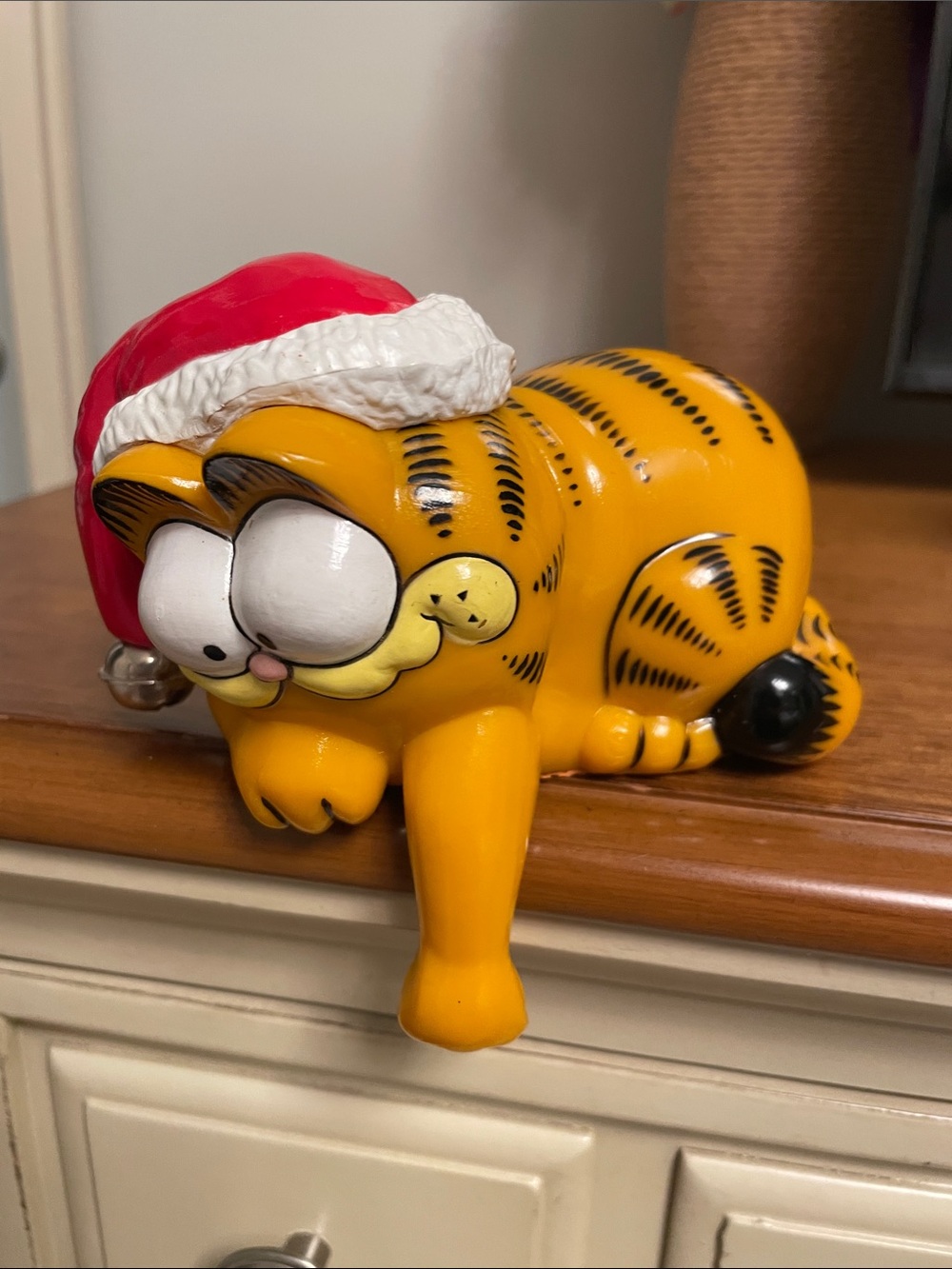 Vintage Collectibles GARFIELD The Cat ENESCO 1981 Christmas Stocking Hanger
